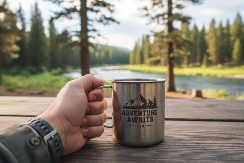 Mug métal personnalisé : votre création unique et durable